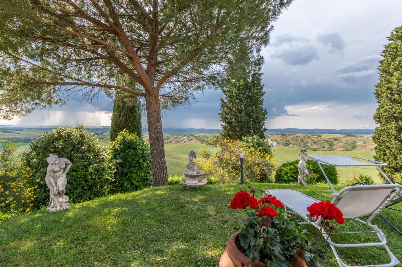 Tuscany Balcony: Crete Senesi Casetta Exterior foto